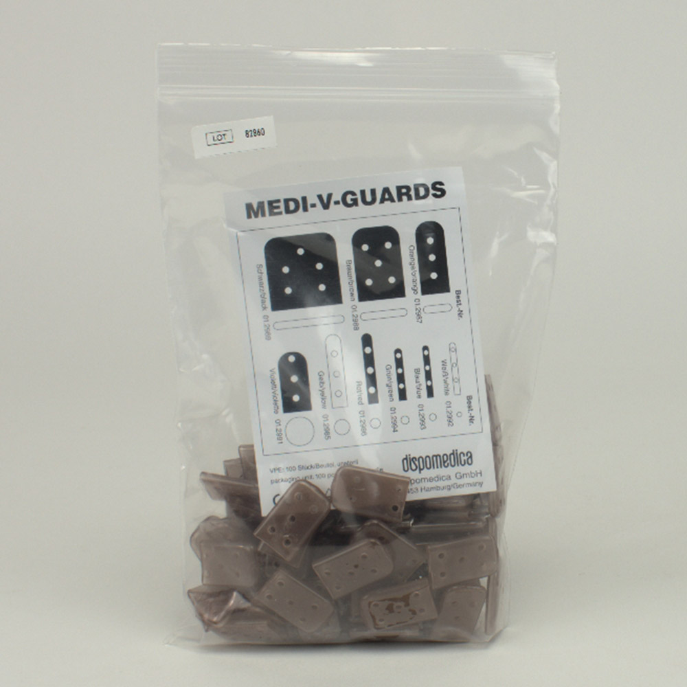 Medi-V-Guards brun 15,9 x 2,0 mm, 100 stk.