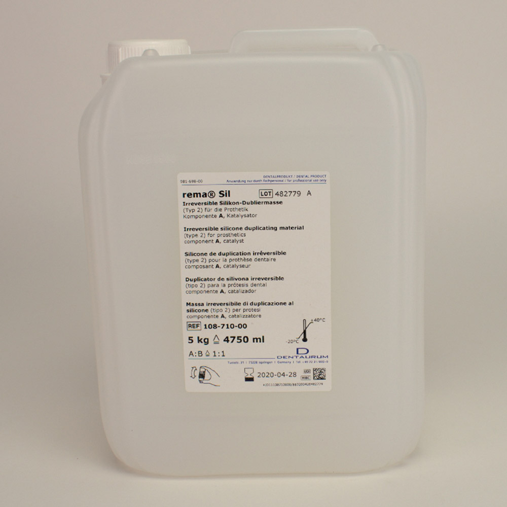 Rema-Sil A silikondublérmasse, 5 kg