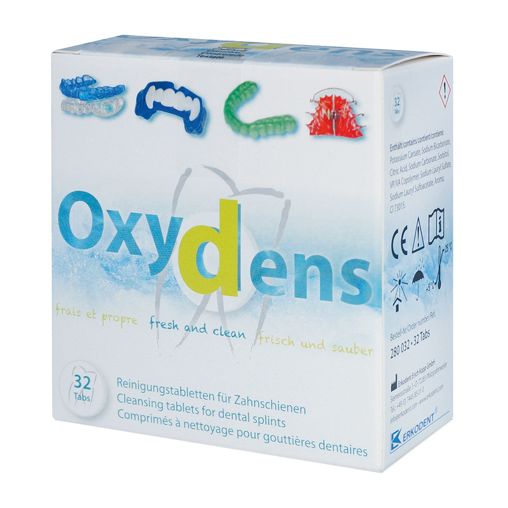 Oxydens rengøringstabletter, pakke