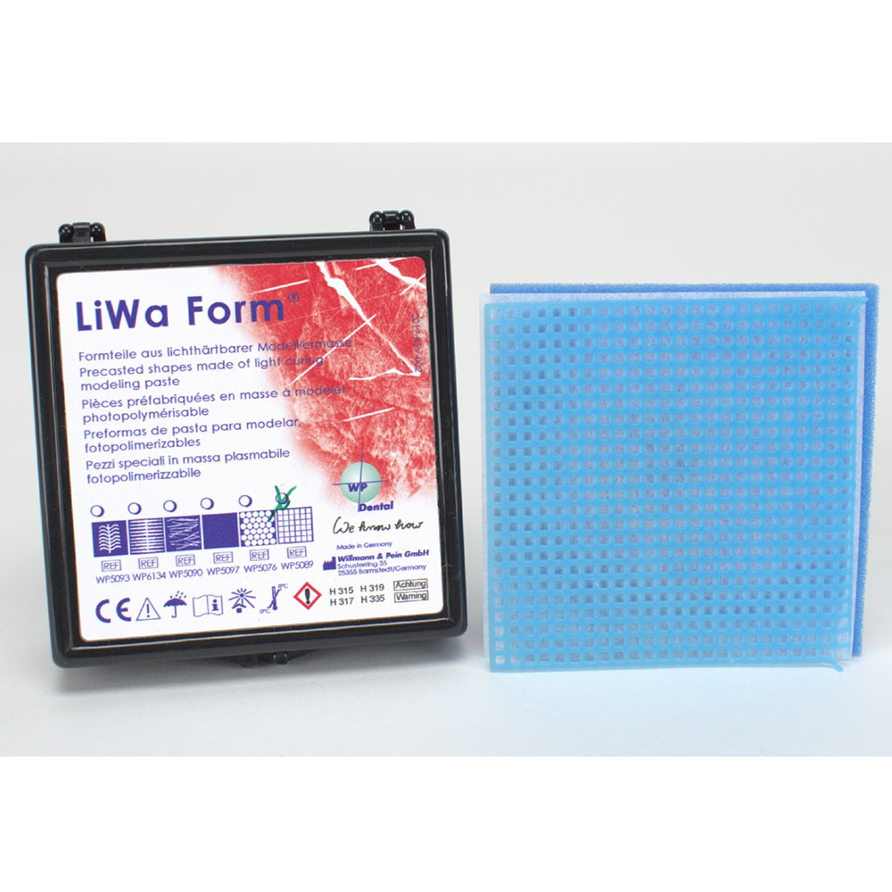 Liwa Form fastholdelsesnet, firkantet, 5 stk.