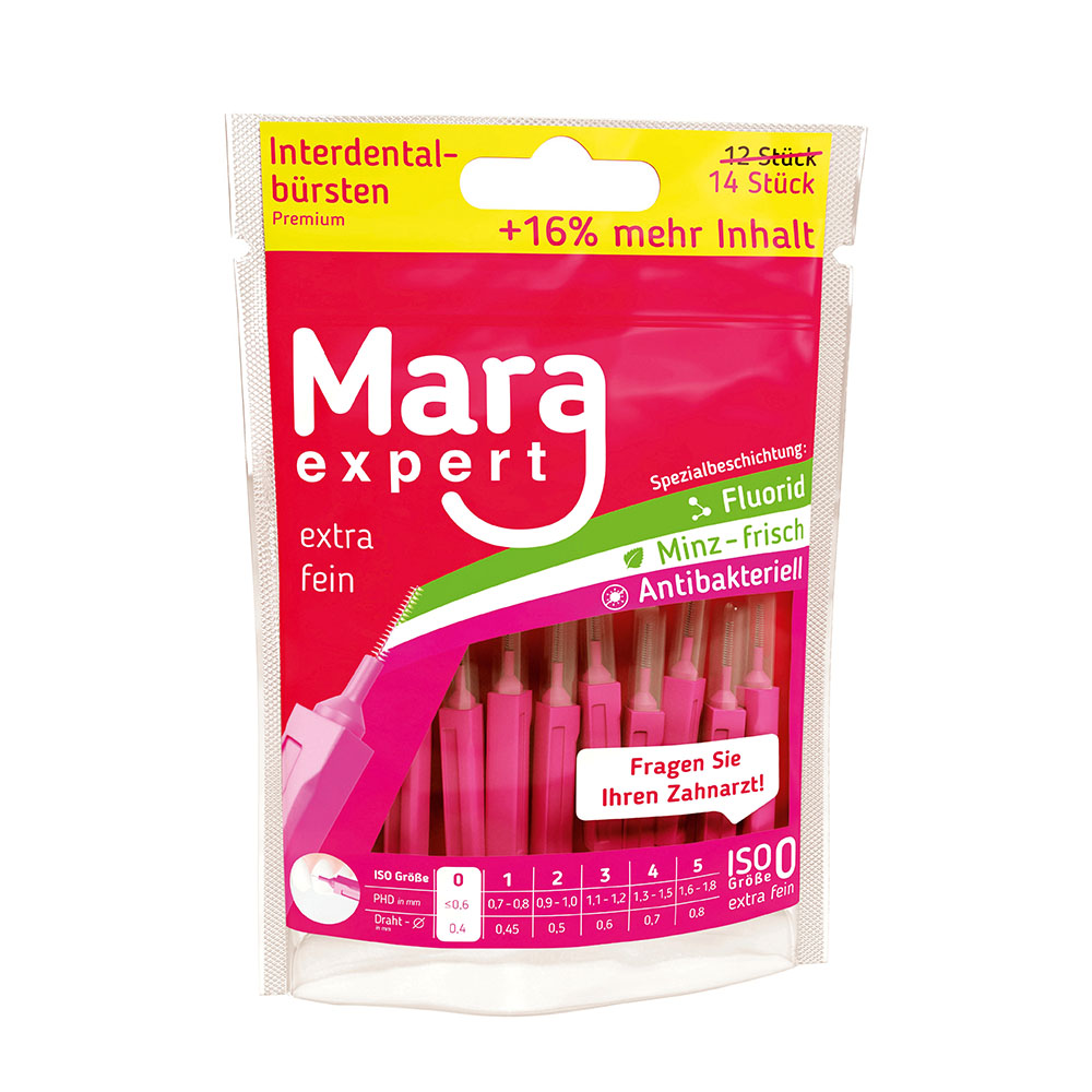 Mara Expert Premium IB pink x-fine, 12 stykker