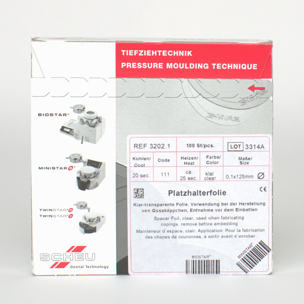 Plastfolie som pladsbeskytter 125 x 0,10 mm klar, 100 stk.