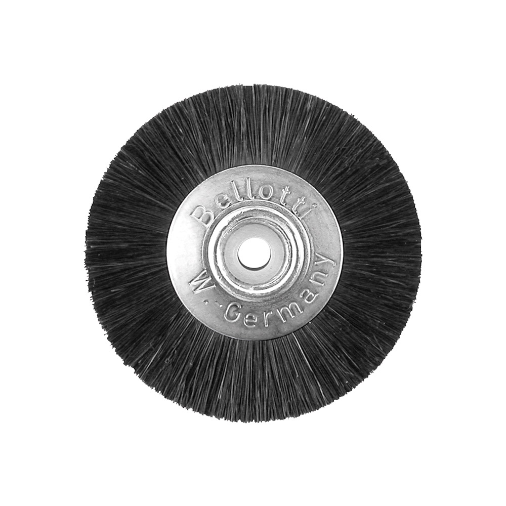 Poleringsbørste med metalkerne og plastcenter, hård, 23/49 mm, stk.