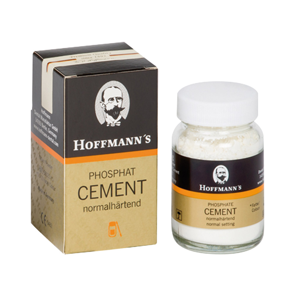 Hoffmanns cement normalhærdende 9 grå, 100 g pulver