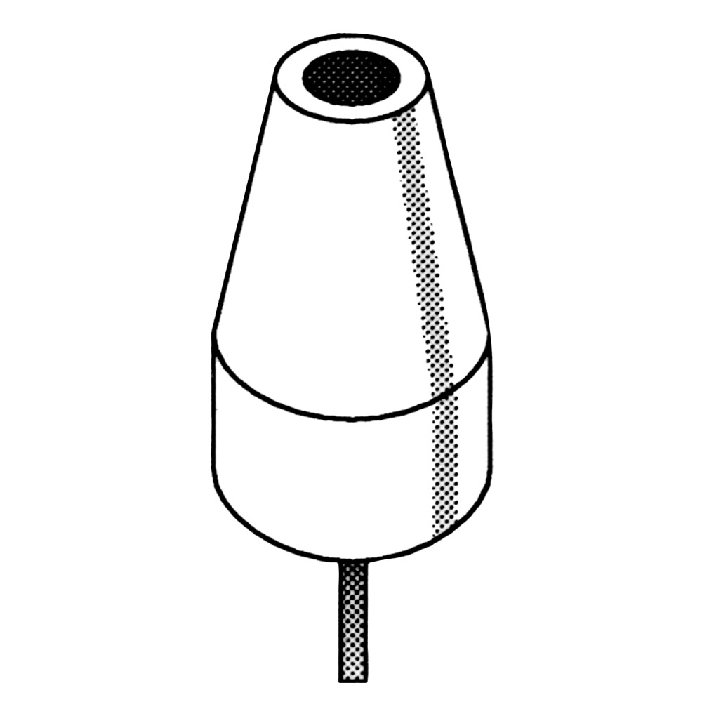 Kegle-pin brændstofholder F5, 5 stk.