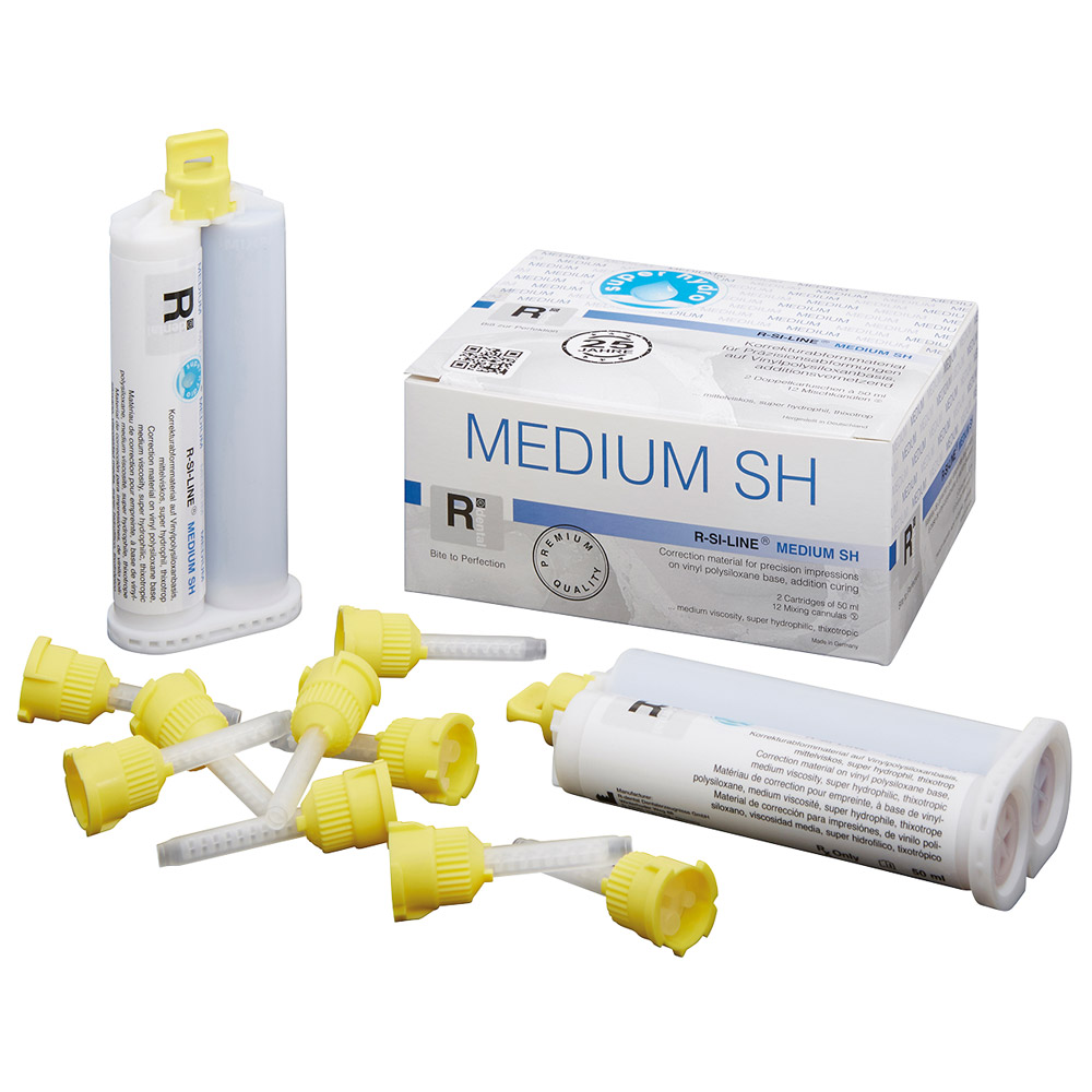 R-Si-Line medium superhydro Hurtighærdende, 2 x 50 ml patron
