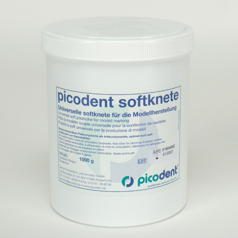 picodent blød modellervoks, 1 kg