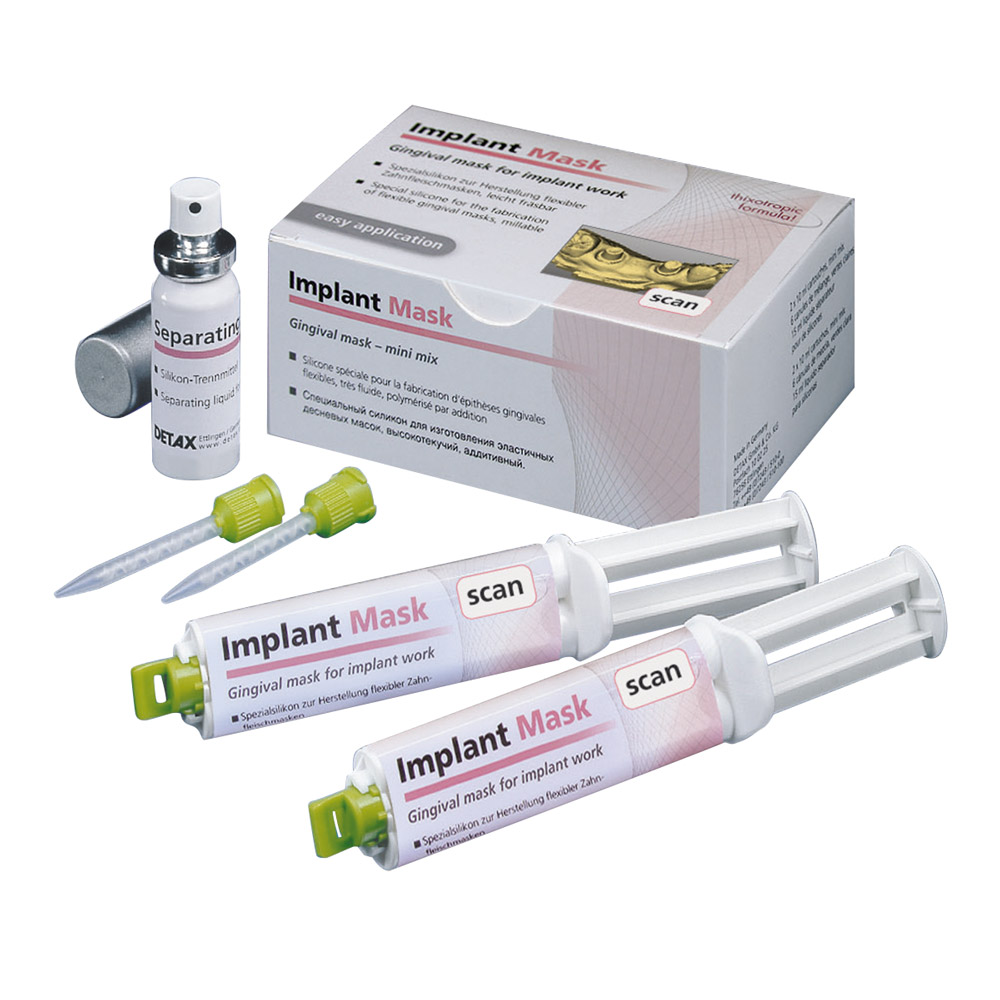 Implantatmaskescanning, 2 x 10 ml patron