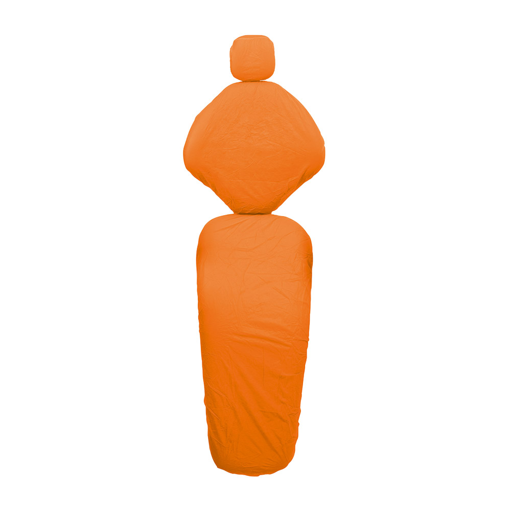 Monoart engangsovertræk til behandlingsstole, orange, 25 stk.