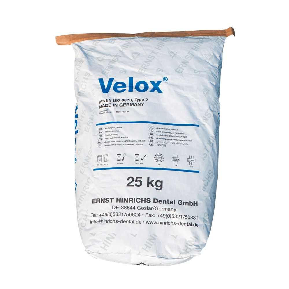 Alabastergips Velox, 25 kg sæk