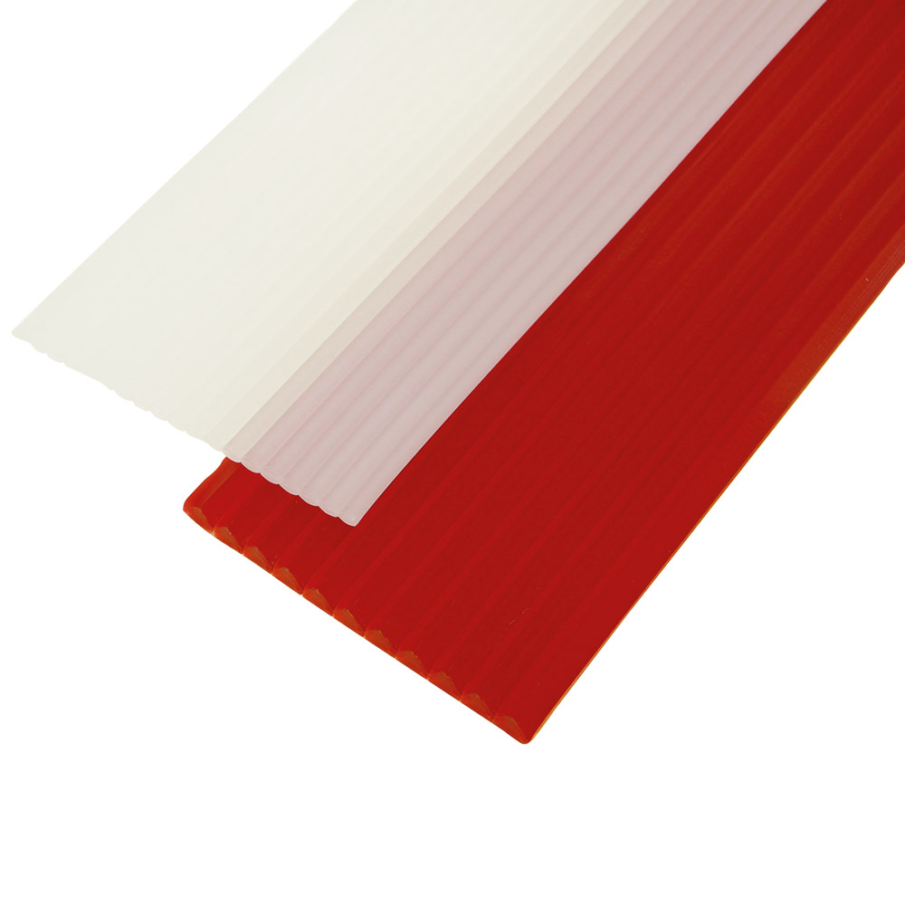 Utility WaxStrips runde røde 4,8 mm, 60 stk.