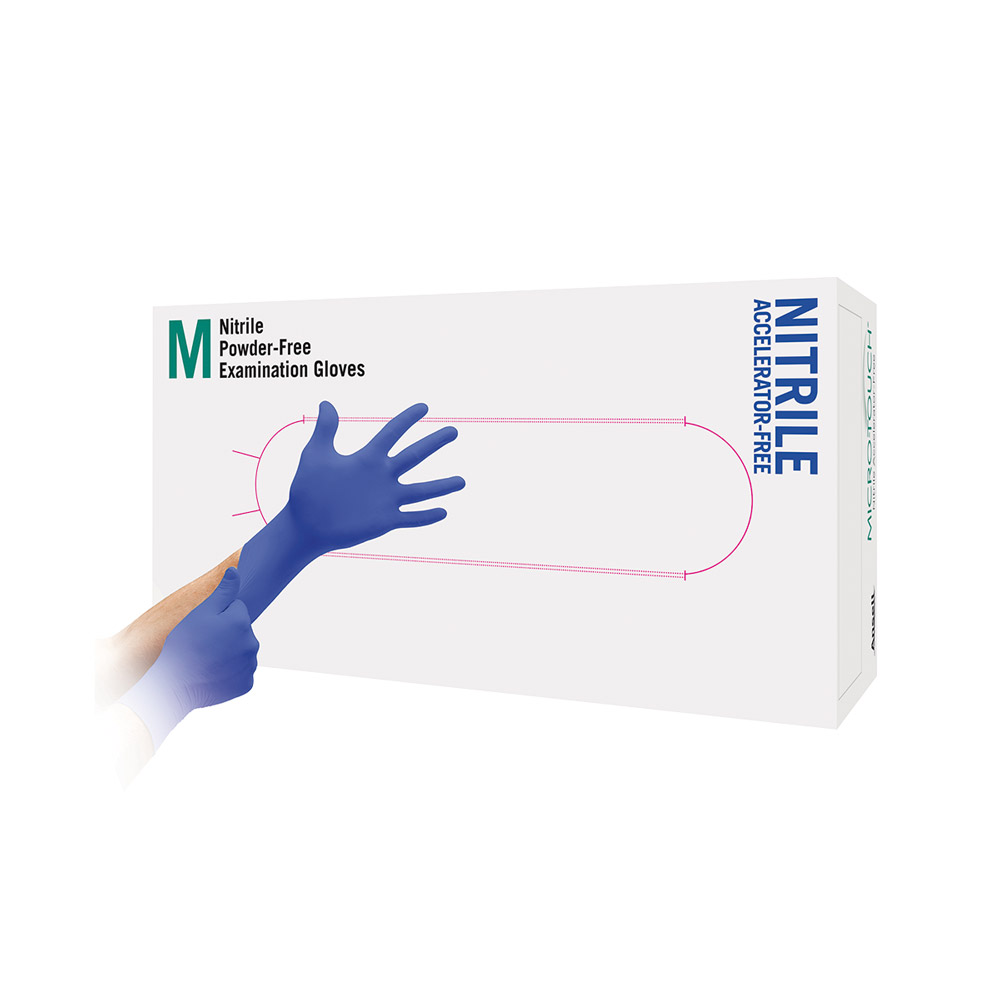 Micro-Touch Nitril AF Handske Str. L, 100 stk.