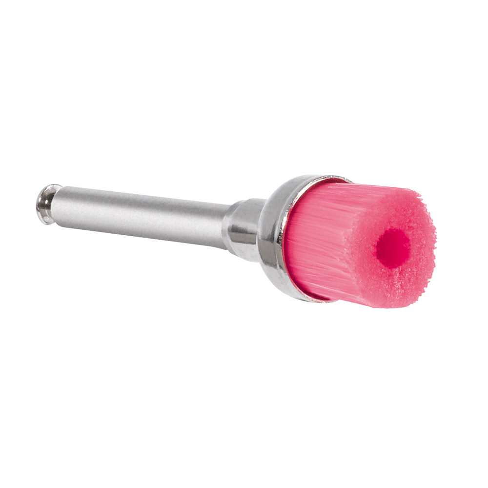 ZR børste nylon bæger rosa blød, 100 stk.