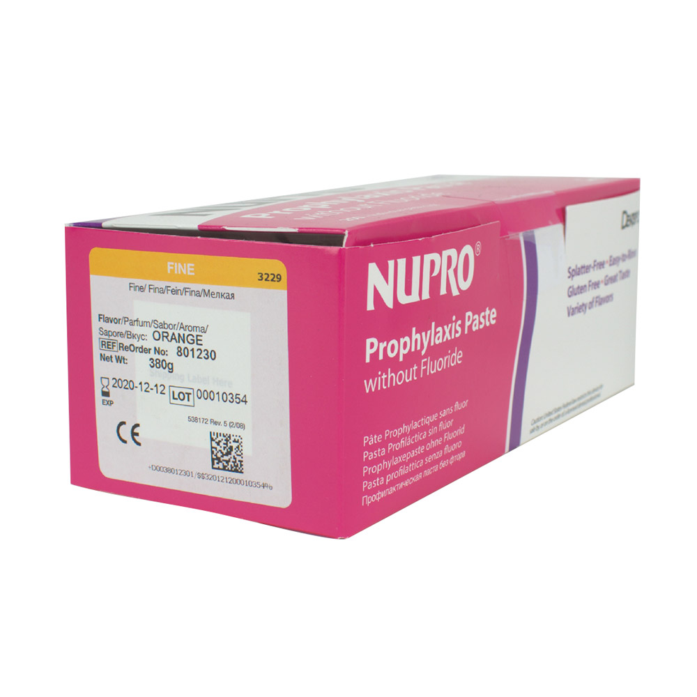 Nupro orange fin uden fluorid, 200 x 2 g kopper