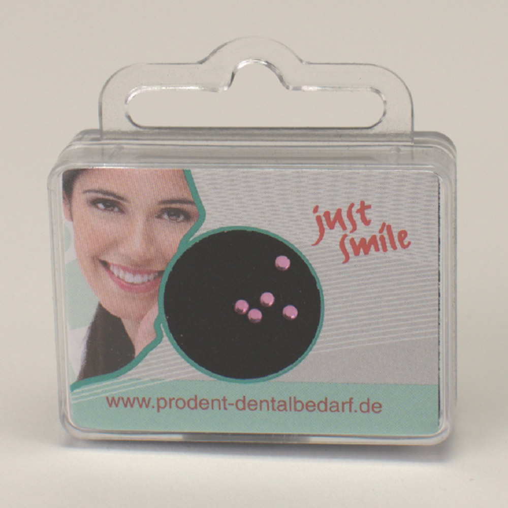 Dental Jewel tandpynt pink 1,8 mm, 5 stk.