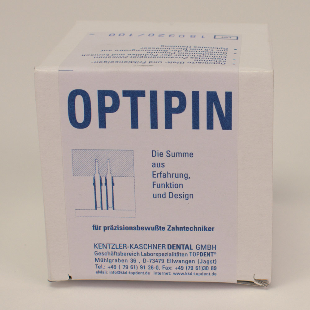 Optipin med hylster, 1000 stk.