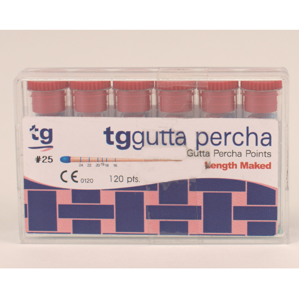 tg Gutta Perch Rød Størrelse 25, 120 stk.