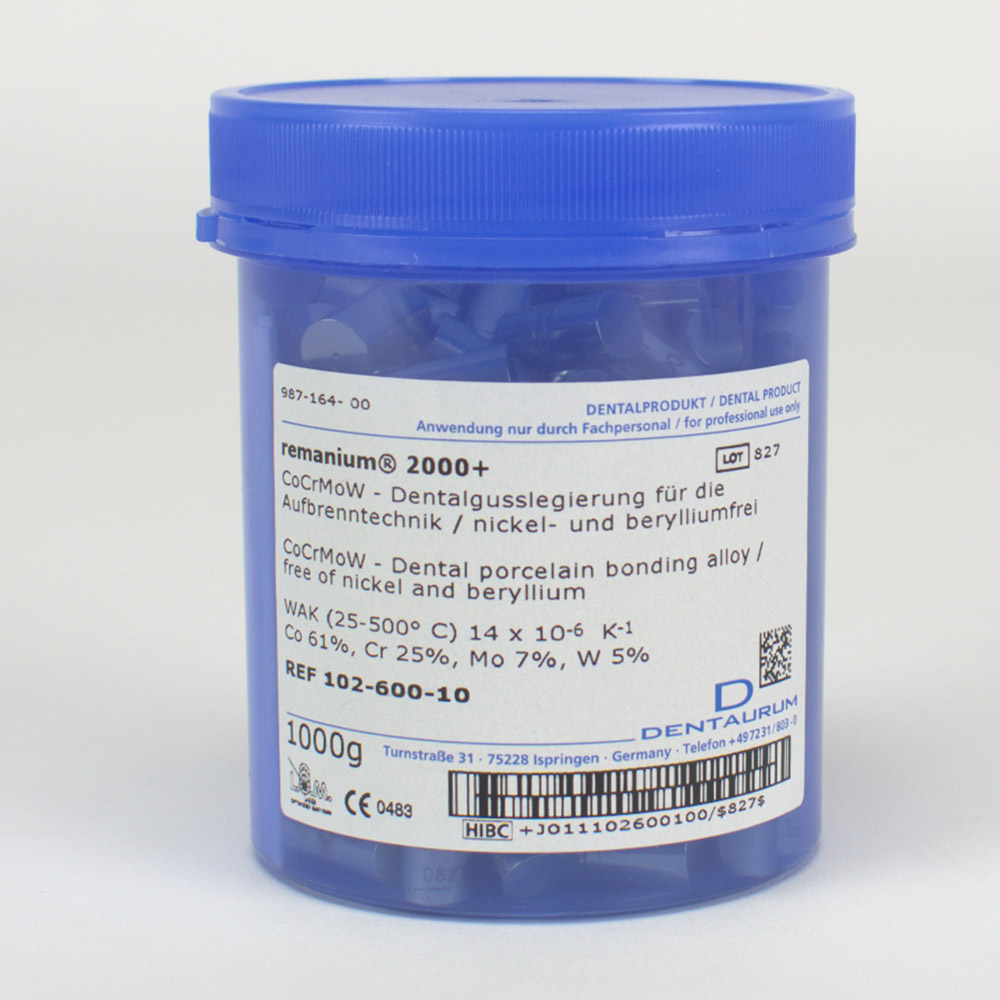 Remanium 2000+ CoCr legering, 1 kg