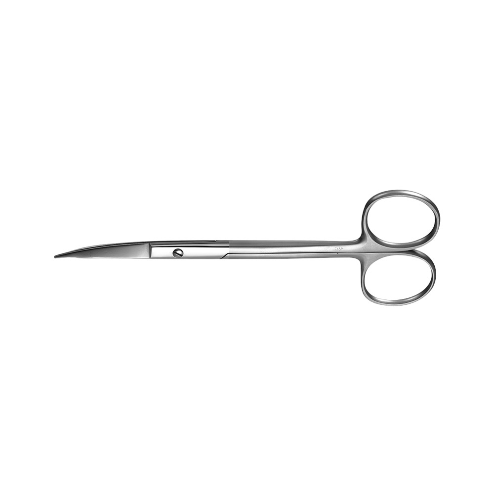 Tandkødssaks 11,5 cm buet, stk.