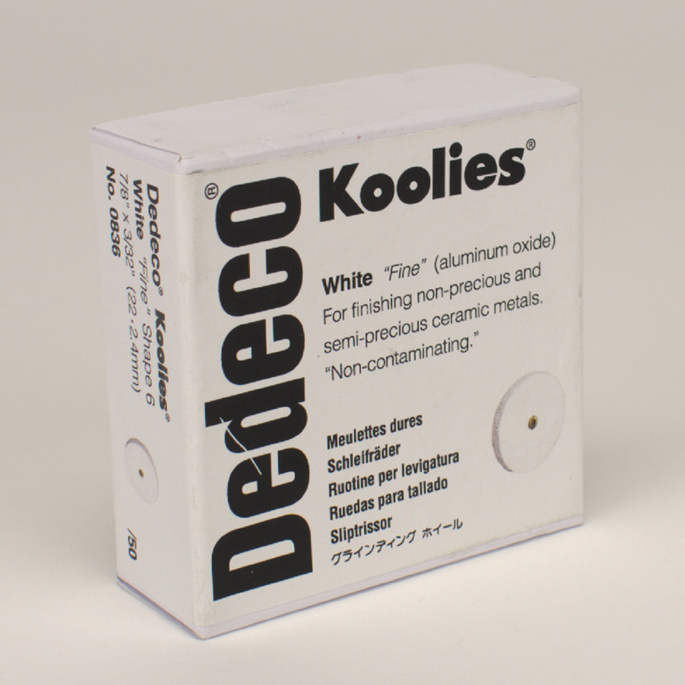 Dedeco Koolies #6 hvid, 50 stk.