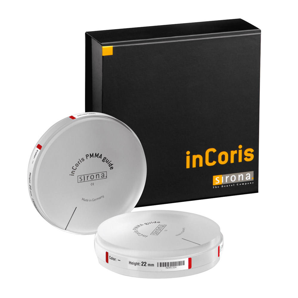 inCoris PMMA guide disc 98 mm 22 mm, stk.