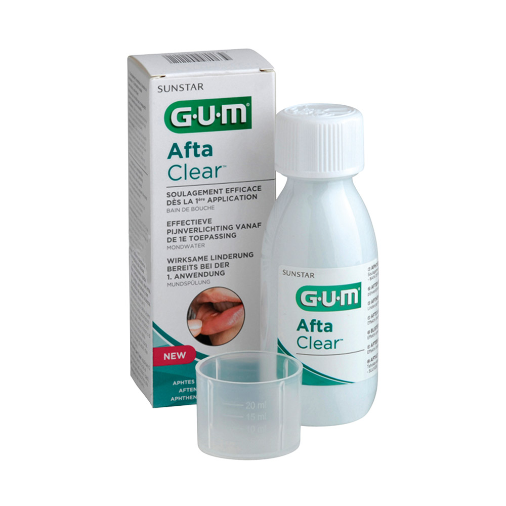 GUM AftaClear Mundskyl, 6 x 120 ml