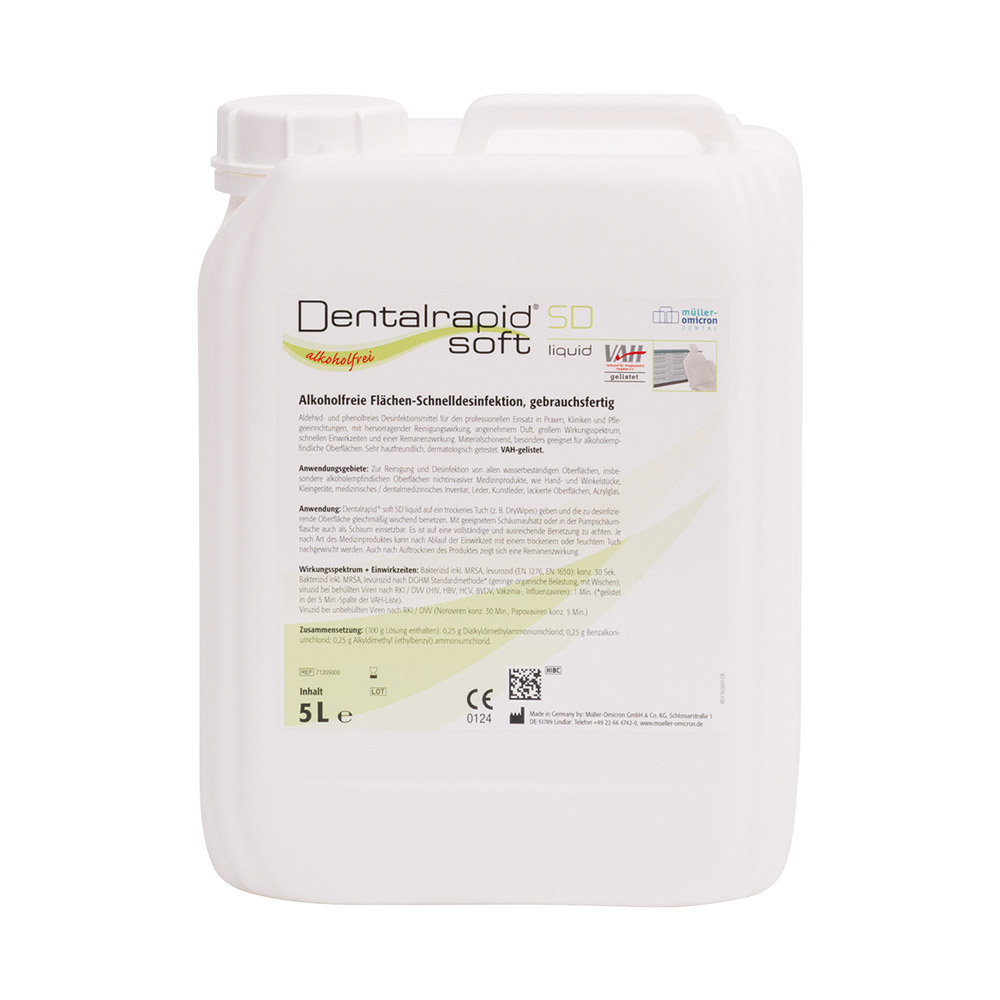 Dentalrapid soft SD væske, 5 L kanister
