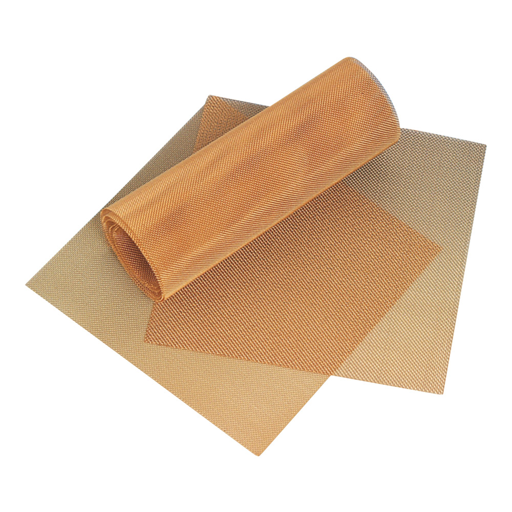 Fint guldbelagt trådnet 50 x 10 cm, rulle