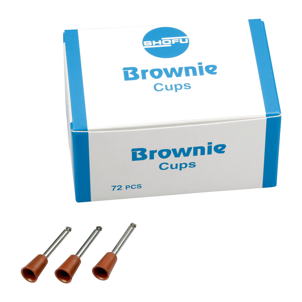 Brownie poleringsklude, bægerformede 065, 72 stk.