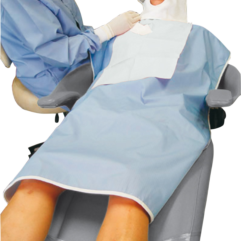 Patientkappe blå, 4 stk.