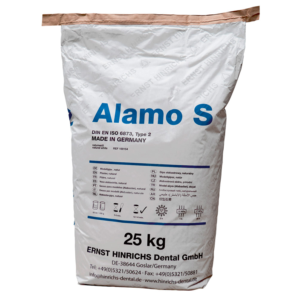 Alabastergips Alamo S, 25 kg sæk