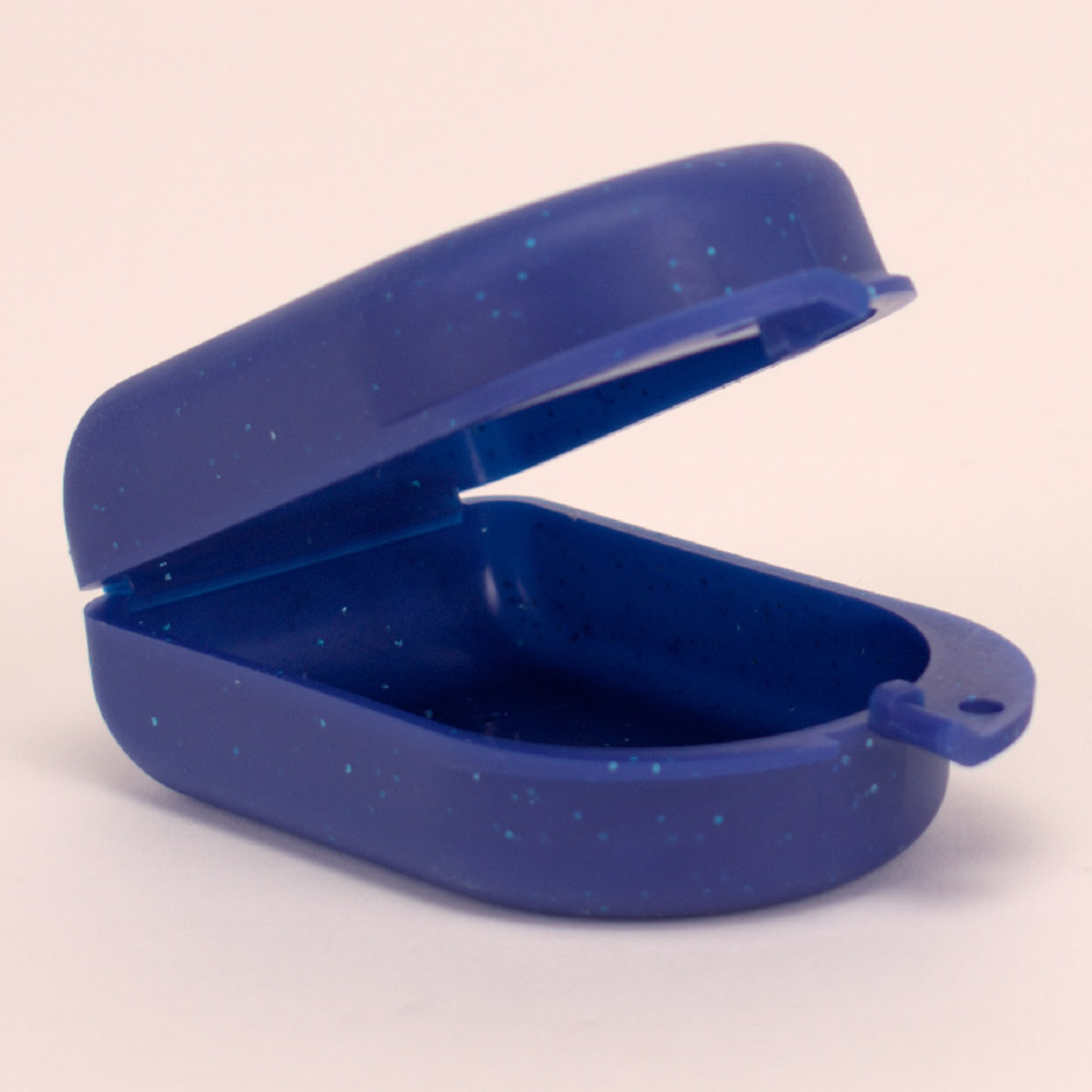 Spangenbox mini perleblå, 10 stykker