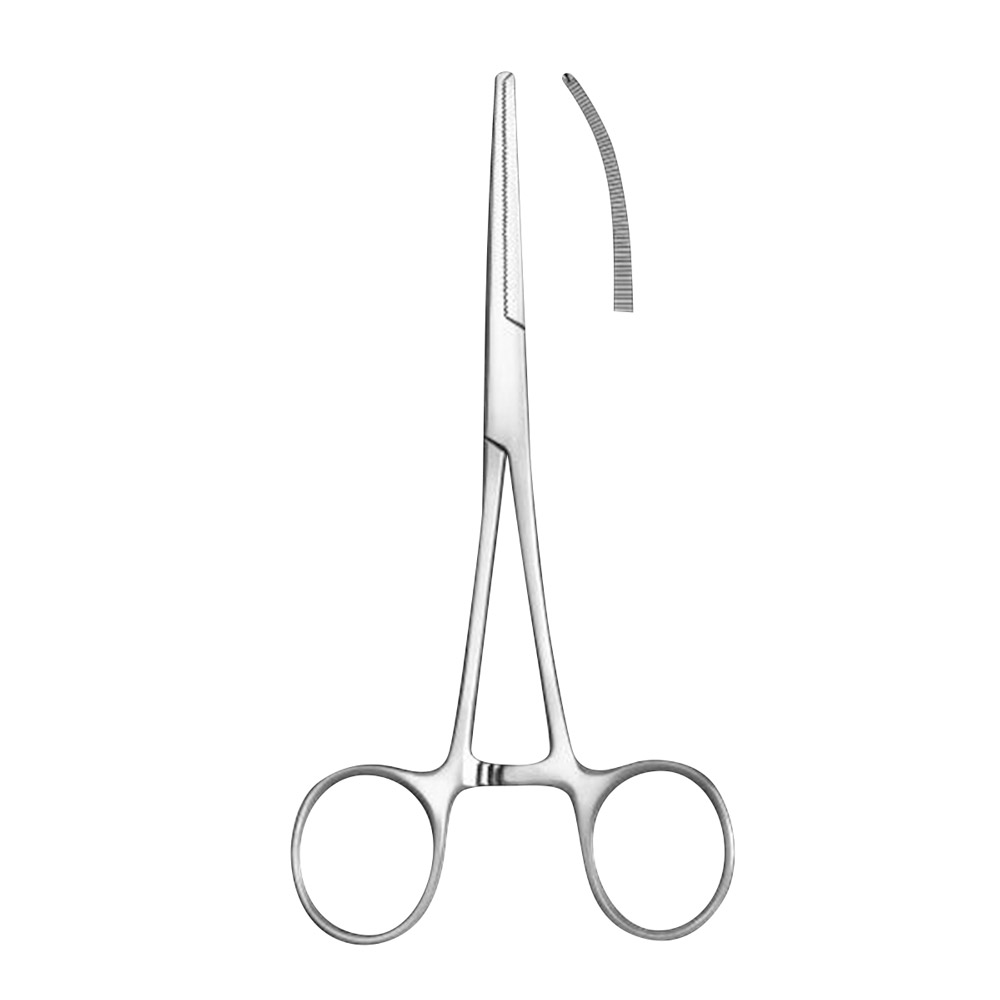 Arterieklemme Ochsner-Kocher 1899A 15,0 cm buet, stk.