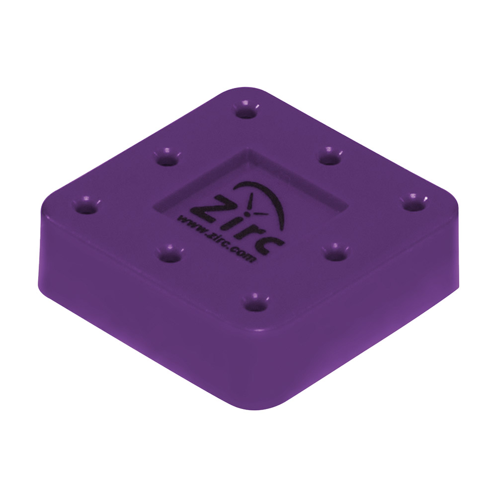 Bur Block 8-huls magnetisk neonlilla, stk.