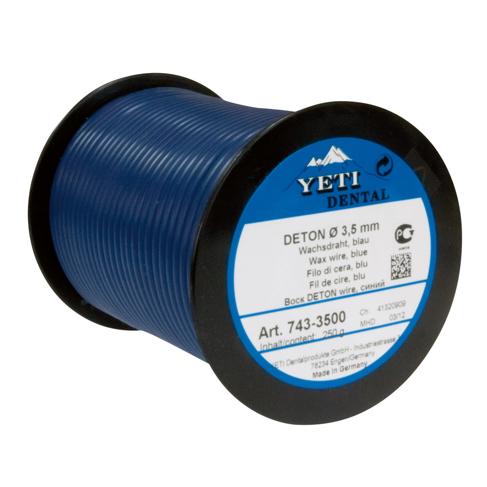 Deton voksledning 5,0 mm blå, 250 g
