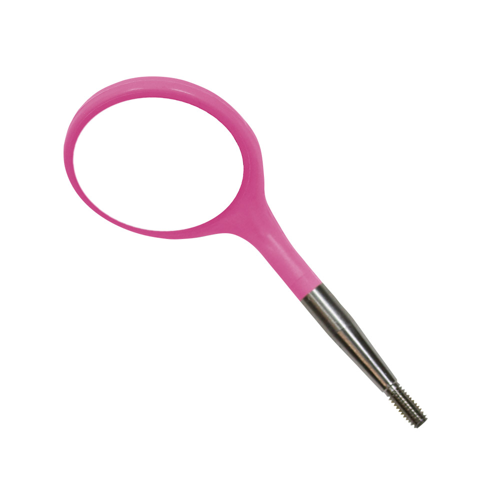 Mundspejltilpasninger Crystal-Clear SS #5 neonpink, 12 stk.