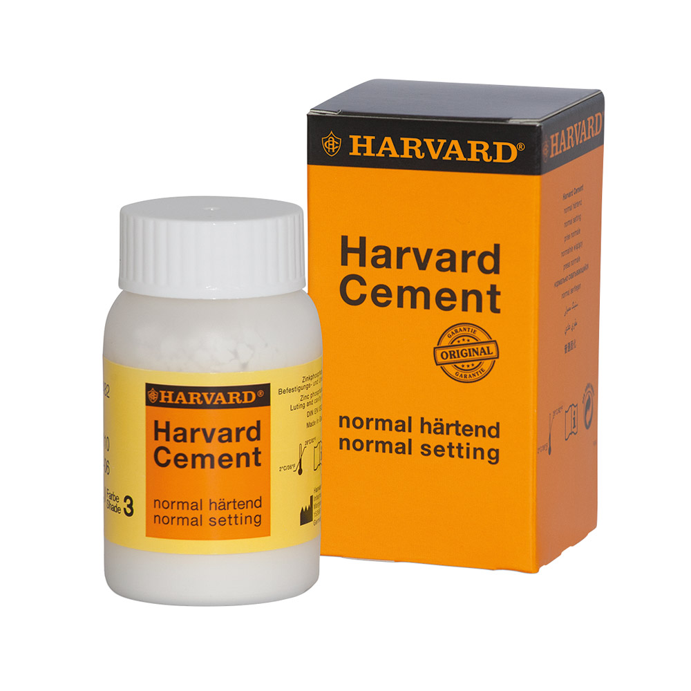 Harvard Cement normalhærdende 4 lys gul, 35 g pulver