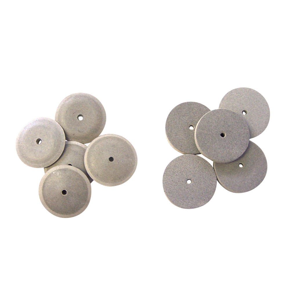 Dedeco gummipoleringshjul hvid 22 mm, 100 stk.