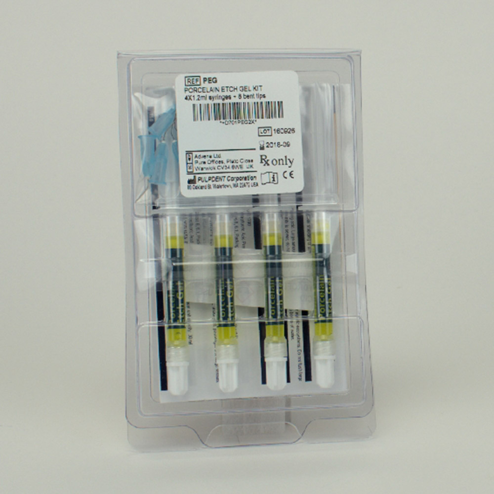 Porcelænetsningsgel 9,6 %, 4 x 1,2 ml