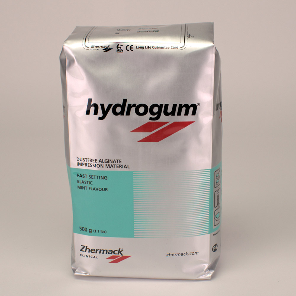 Hydrogum Mynte hurtigt hærdende støvfri grøn, 500 g pose