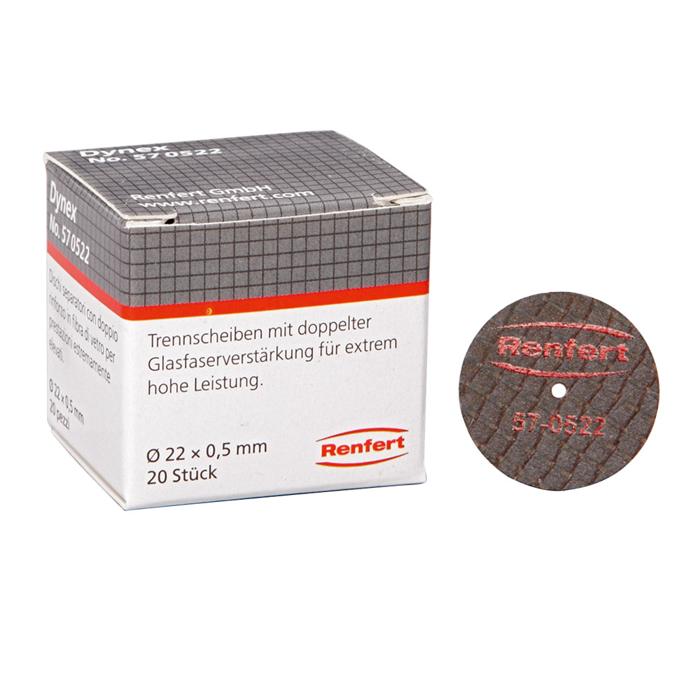 Dynex skæreskiver 22 x 0,5 mm, 20 stk.