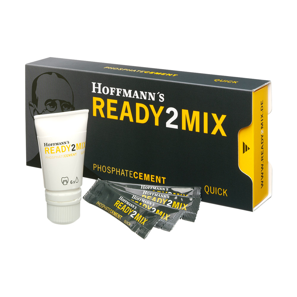 Hoffmanns READY2MIX normalhærdende 4 lysegul, 20 x 0,1 g + 10 ml