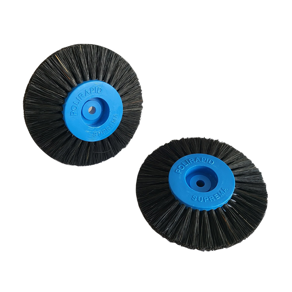 Polérbørste Suprema plastkerne spids 4/40/80 mm, stk.