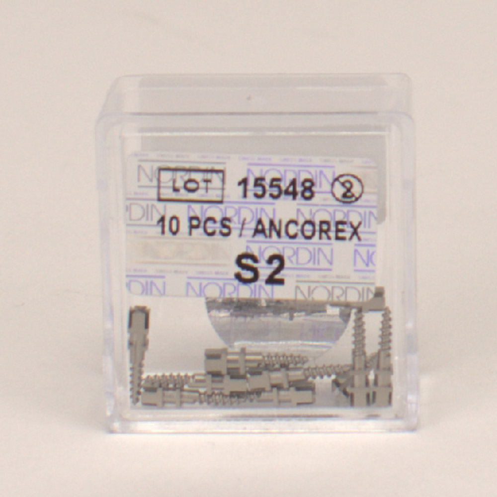 Ancorex skruepinde S2, 10 stk.