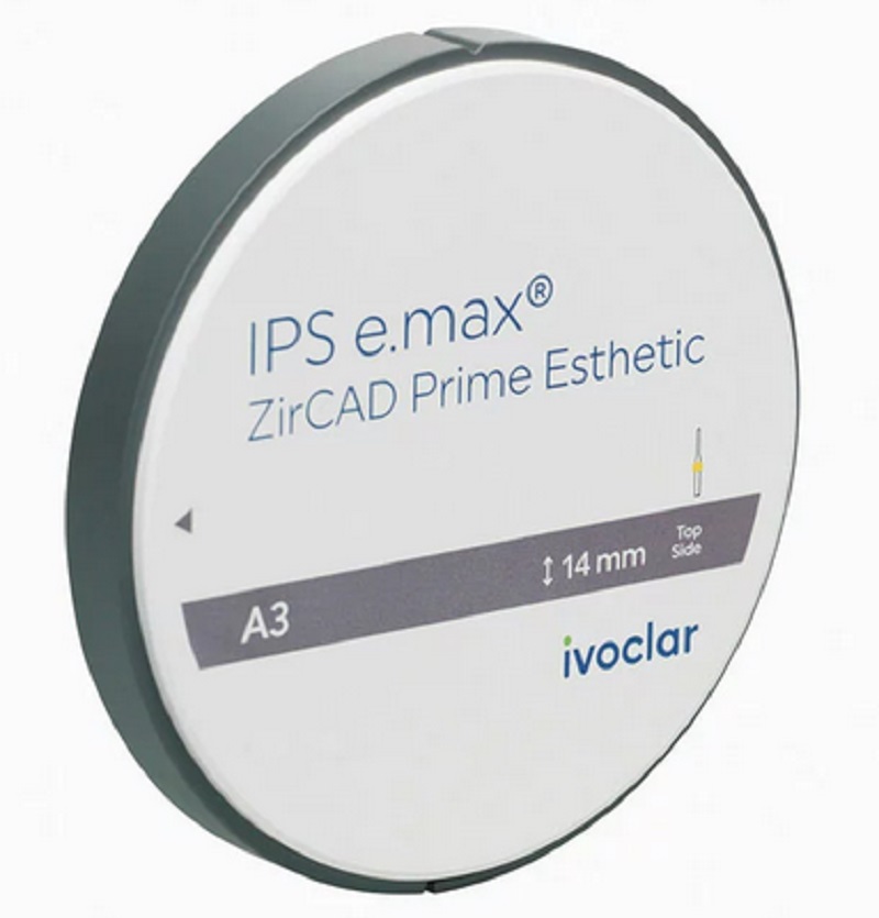 IPS e.max ZirCAD Prime Esthetic A4 98,5 mm 16 mm, stk.