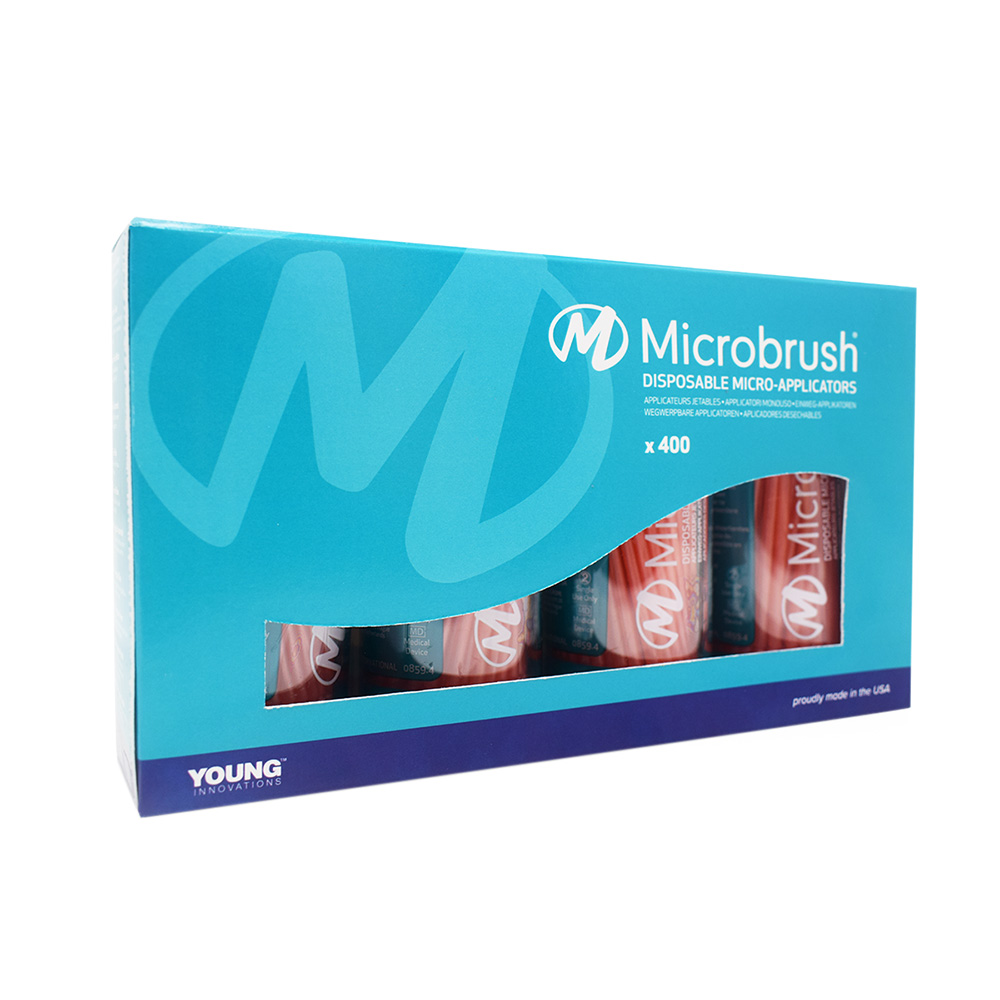 Microbrush-applikatorer regular orange, 400 stk.