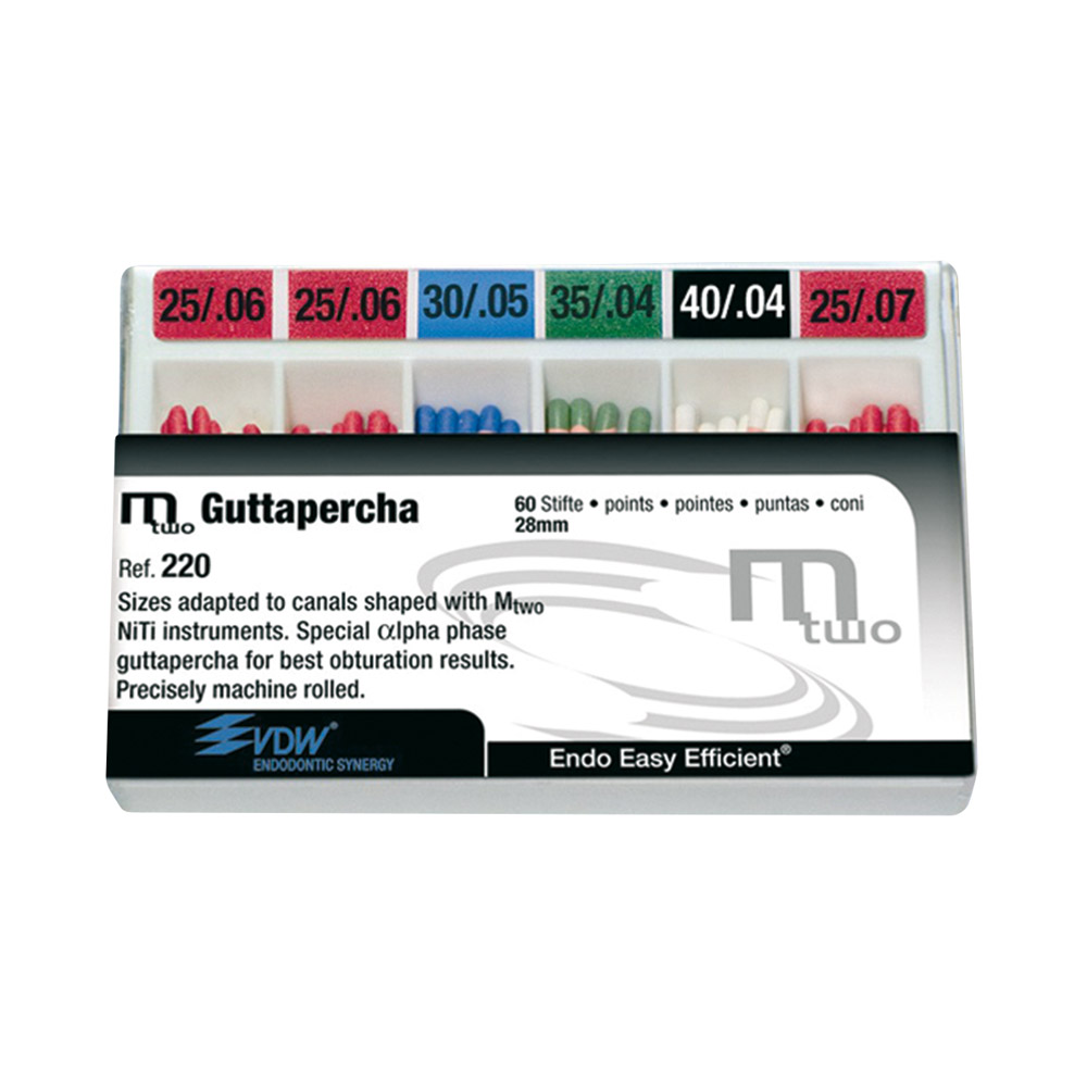 MTWO Guttaperchastifter 35/.04, 60 stk.