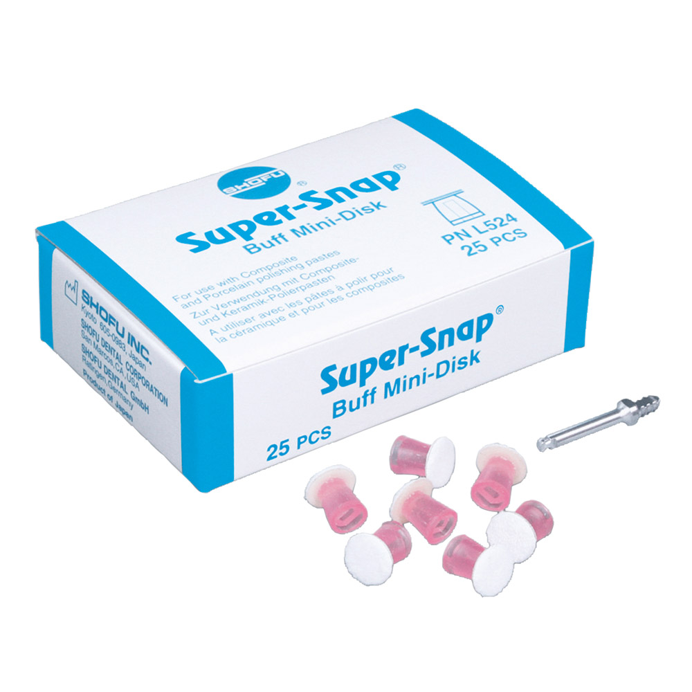 Super-Snap Buff Minidisk med 1 spindel, pakke