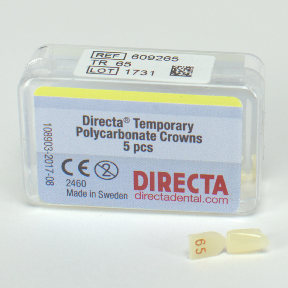 Directa-krone translucid nr. 65, 5 stk.
