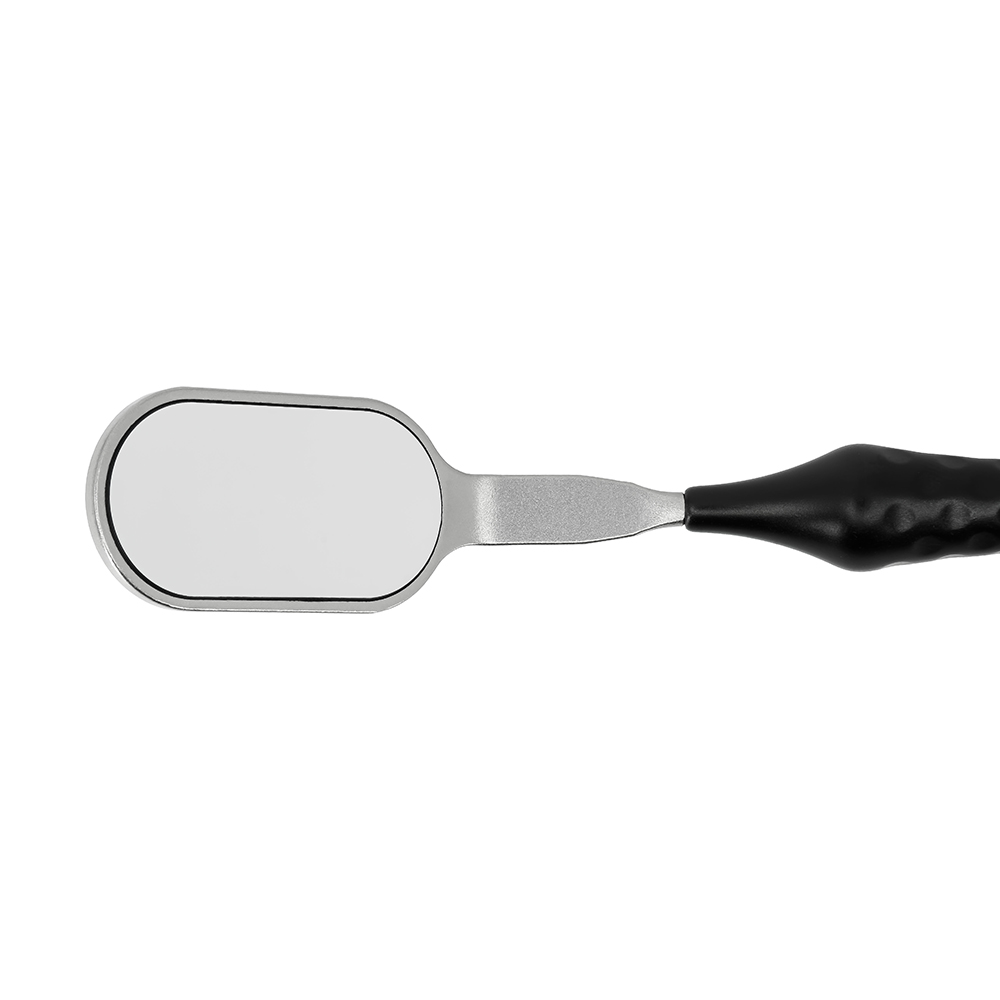 Mundspejl MEGAstretch Rhodium SS 18 x 23 mm, stk.